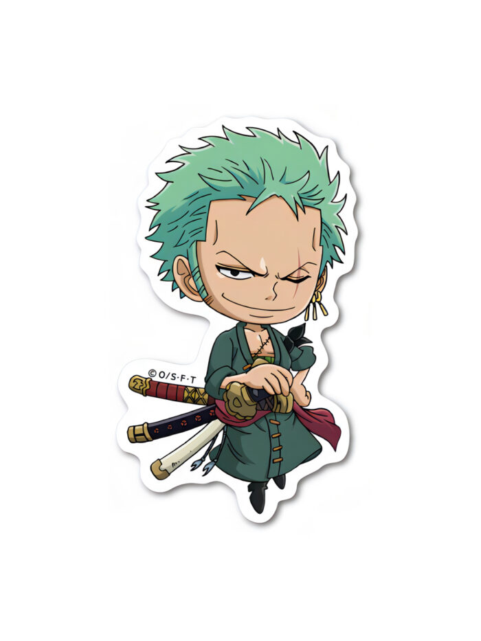 Chibi Roronoa Zoro - One Piece Official Sticker