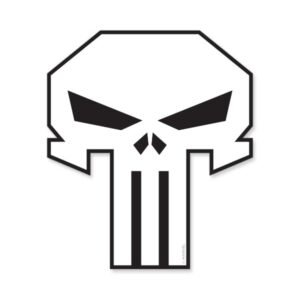 The Punisher: Comic Logo - Marvel Official Sticker