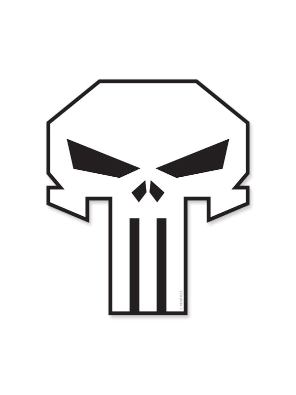 The Punisher: Comic Logo - Marvel Official Sticker