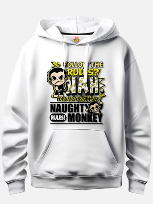 Follow The Rules Naughty Monkey Hoodie
