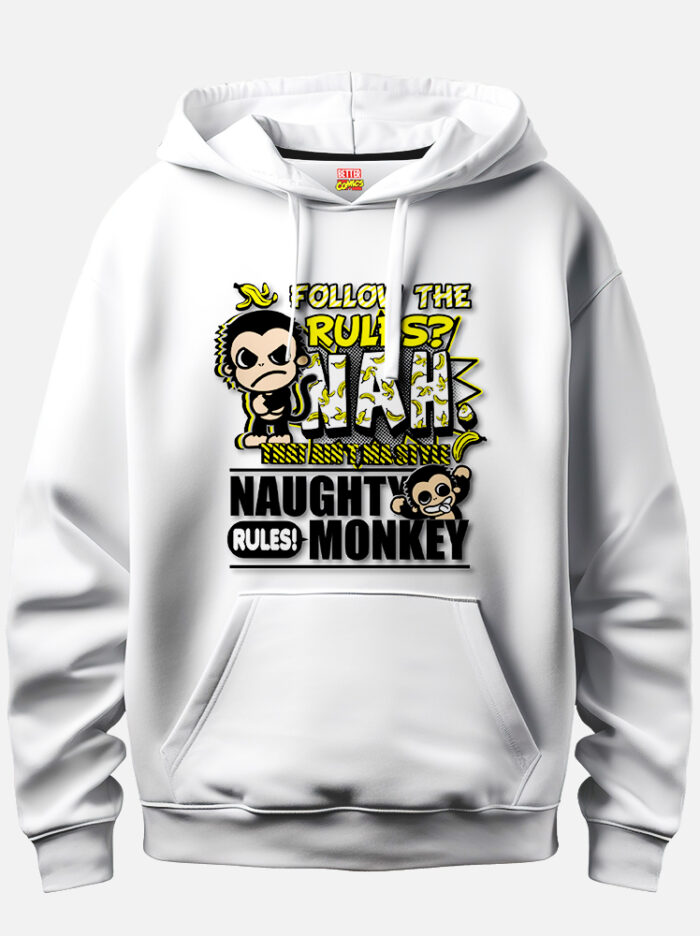 Follow The Rules Naughty Monkey Hoodie