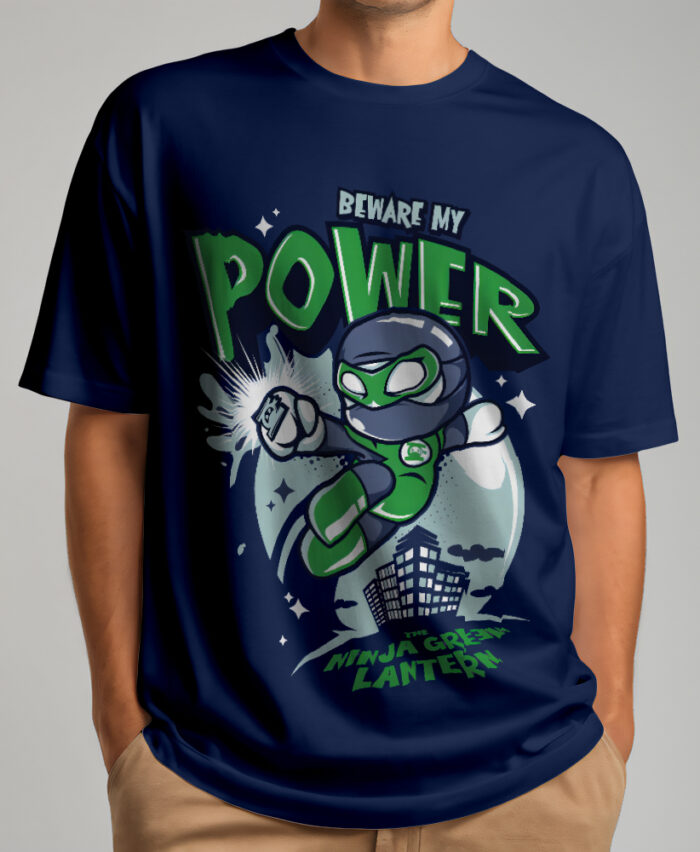 Beware Of My Power The Ninja Green Lantern T-shirt