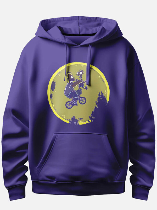 Ride To The Moon – The Simpsons Official Hoodie