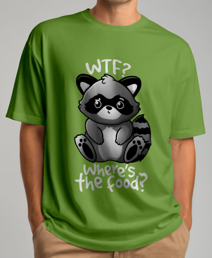 Wtf Raccoon Where's The Food? T-shirt