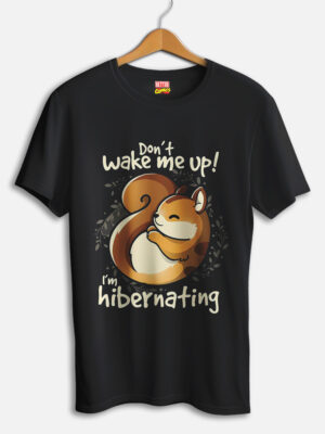 I Am Hibernating Kawaii Squirrel Go To Sleep T-shirt