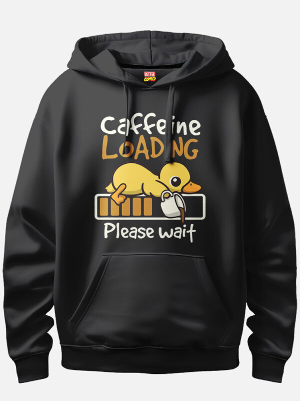 Caffeine Loading Bar Duck Hoodie