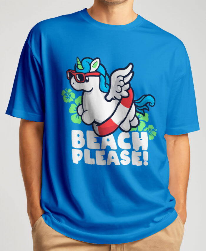 Unicorn Beach Please T-shirt