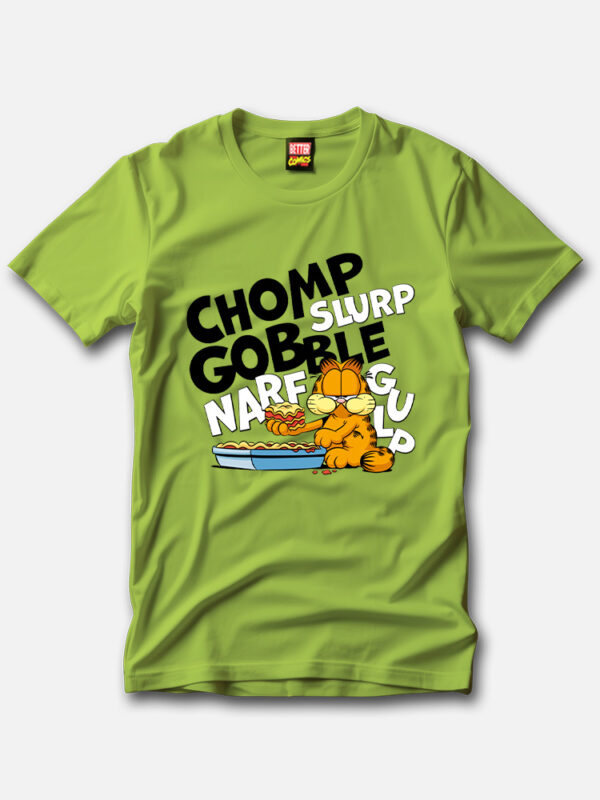 Chomp Surf Gobble Garfield Official T-shirt