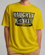 Yellow Naughty Monkey T-shirt