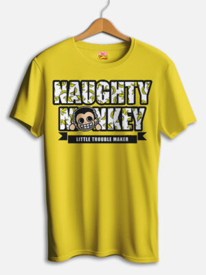 Yellow Naughty Monkey T-shirt