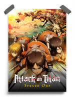Attack On Titan (2013) Season 1 Anime Poster