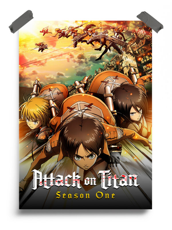 Attack On Titan (2013) Season 1 Anime Poster