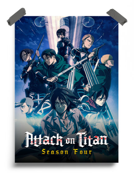 Attack On Titans (2013) Season 4 Anime Poster