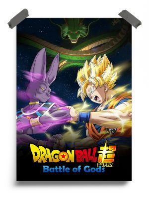 Dragon Ball Z- Battle Of Gods (2013) Anime Poster