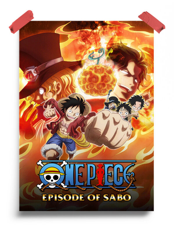 One Piece Sabo- The Three Brothers' Bond - The Miraculous Reunion (2015) Anime Poster