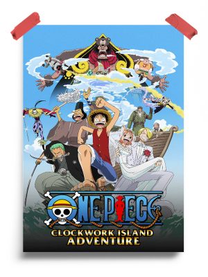 One Piece- Clockwork Island Adventure (2001) Anime Poster