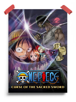 One Piece- Curse Of The Sacred Sword (2004) Anime Poster