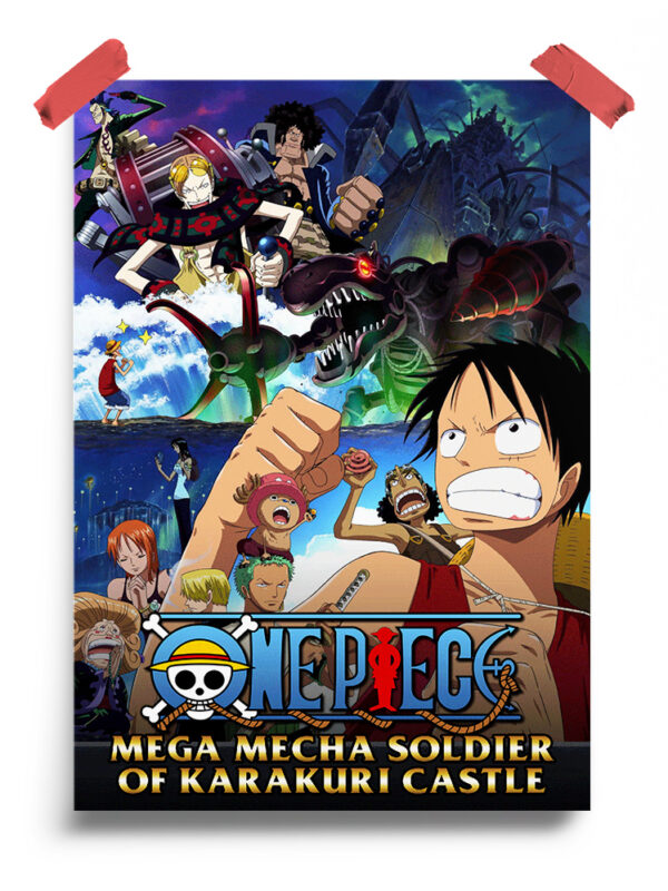 One Piece- Giant Mecha Soldier Of Karakuri Castle (2006) Anime Poster