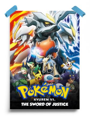 Pokemon The Movie- Kyurem Vs. The Sword Of Justice (2012) Poster