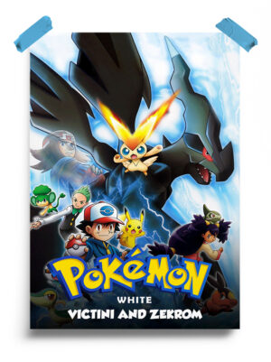 Pokemon The Movie- White - Victini And Zekrom (2011) Poster