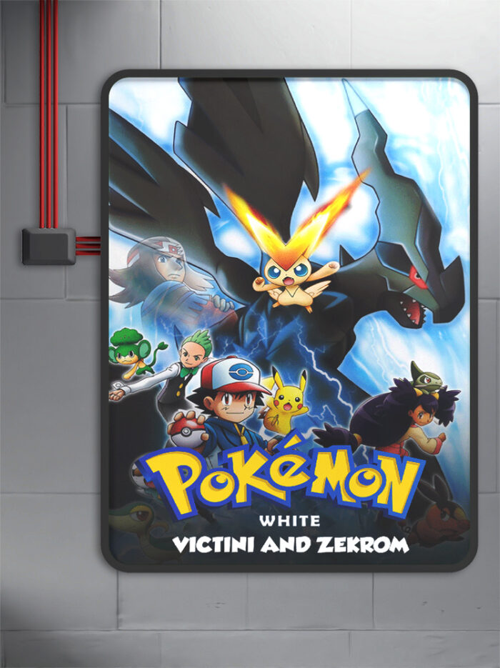 Pokemon The Movie- White - Victini And Zekrom (2011) Poster