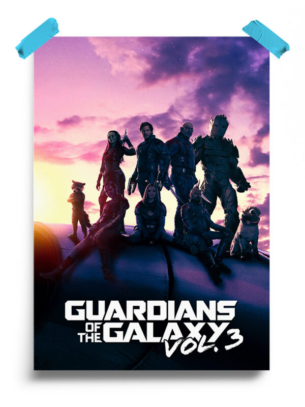 Guardians Of The Galaxy Vol. 3 (2023) Marvel Poster