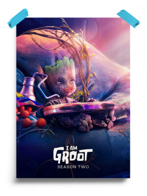 I Am Groot (2022) Season 2 Marvel Poster