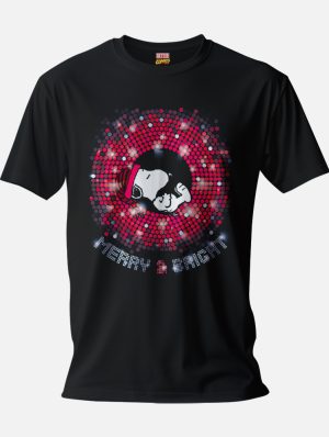 Merry Christmas And Bright Red - Peanuts Official T-shirt