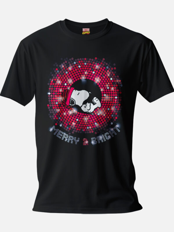 Merry Christmas And Bright Red Peanuts Official T-shirt