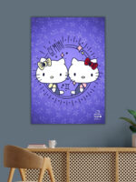 Gemini Hello Kitty Zodiac Poster