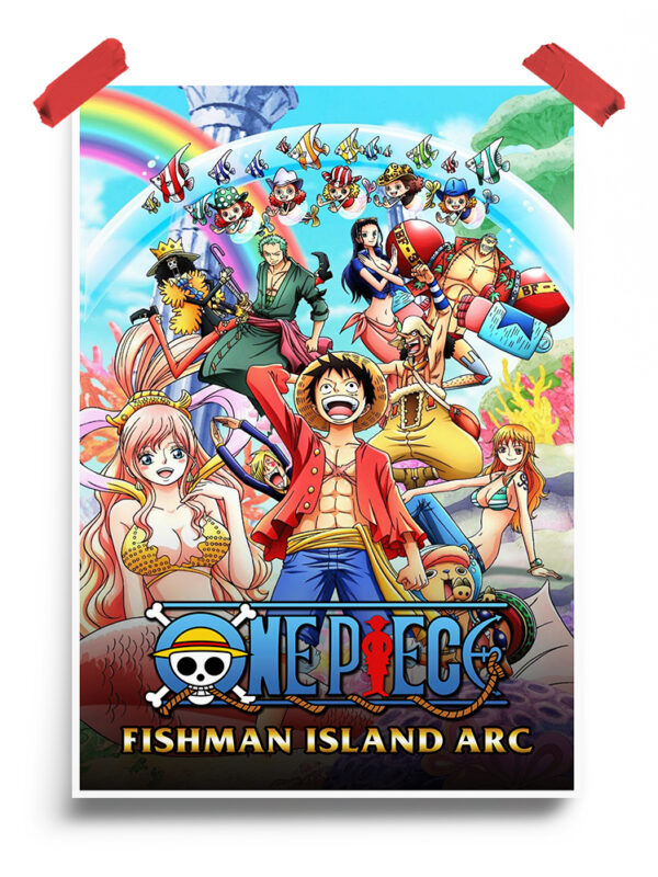 One Piece Fishman Island Arc Anime Poster