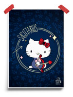 Sagittarius Hello Kitty Zodiac Poster