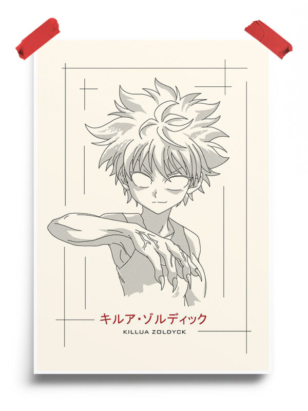 Vintage Killua Hunter X Hunter Poster