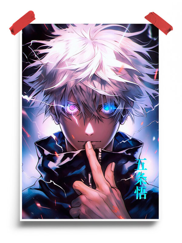 Satoru Gojo Jujutsu Kaisen Poster