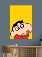 Crayon Adorable Shinchan Art Poster
