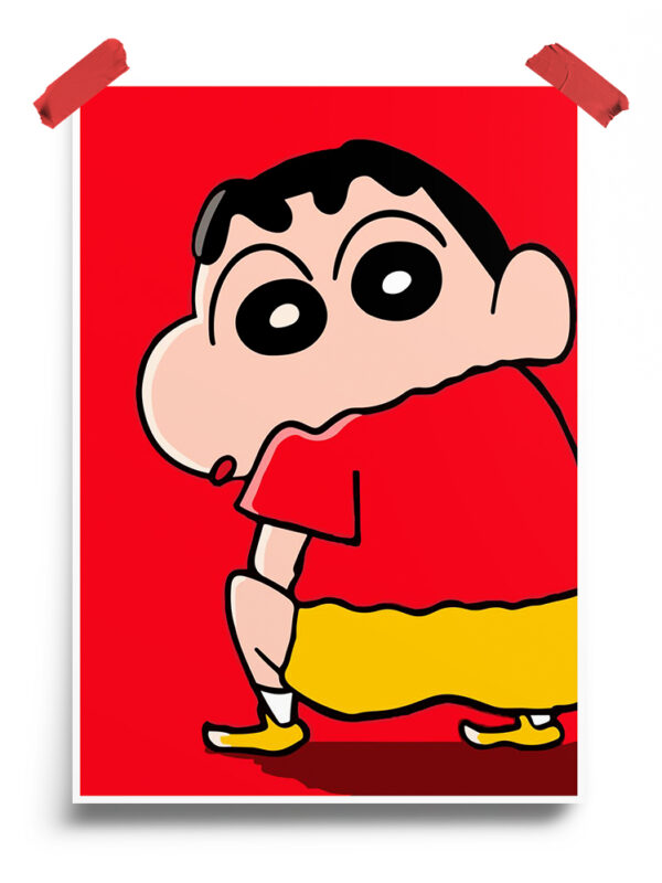 Crayon Shinchan Anime Art Poster