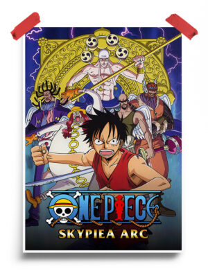 One Piece Dress Rosa Arc Anime Poster