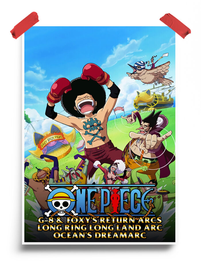 One Piece Long Ring Long Road Arc Anime Poster