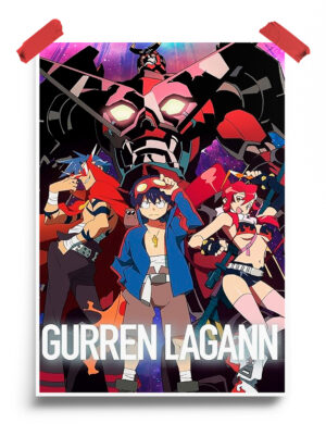 Gurren Lagann Anime Poster
