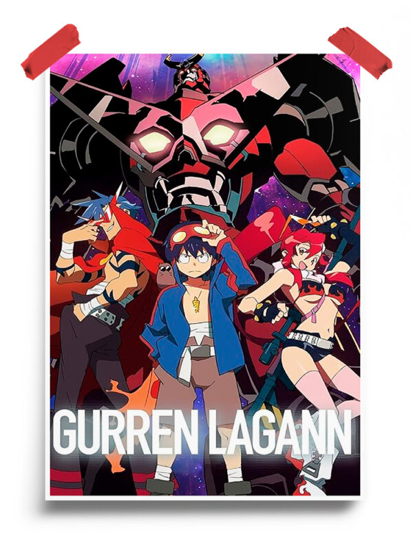 Gurren Lagann Anime Poster