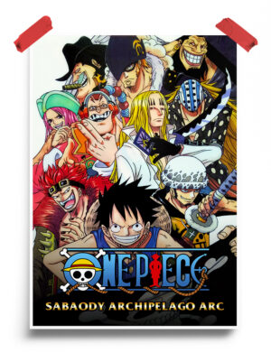 One Piece Sabaody Archipelago Arc Anime Poster