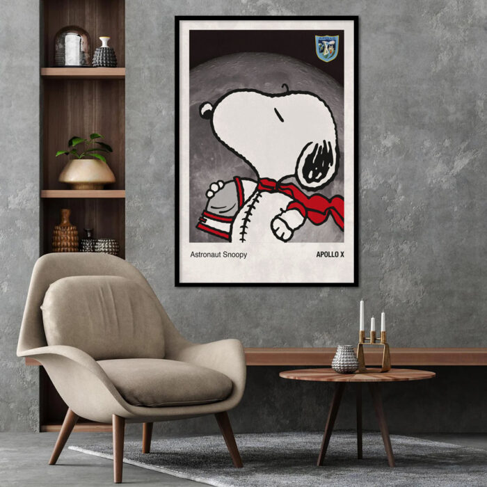 Astronaut Snoopy Peanuts Poster