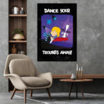 Dance Your Troubles Away Peanuts Poster