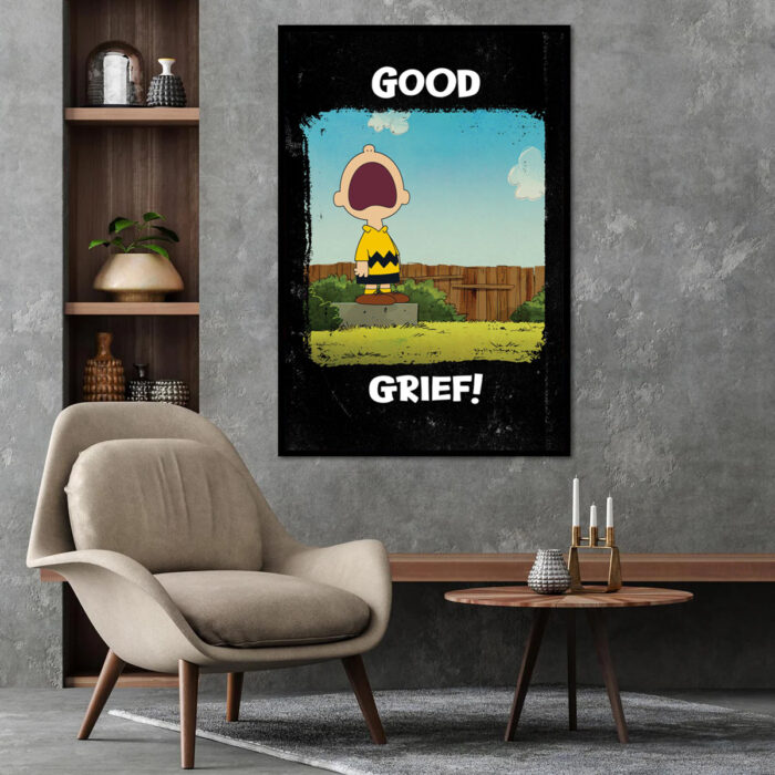 Good Grief Peanuts Poster