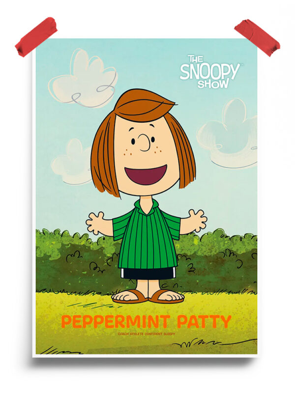 Patty Snoopy Show Peanuts Poster