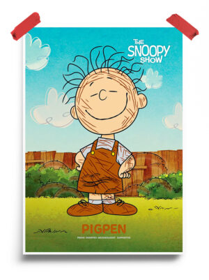 Pigpen Snoopy Show Peanuts Poster