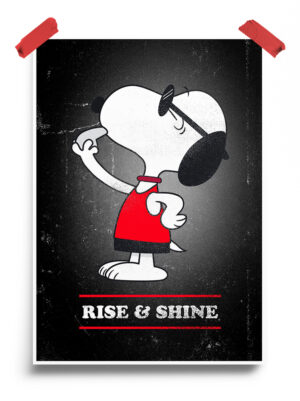 Rise & Shine Peanuts Poster