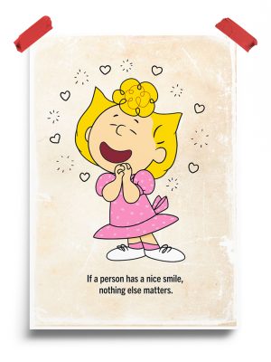 Sally Quote Peanuts Poster