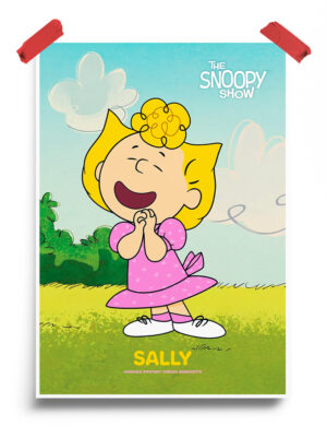Sally Snoopy Show Peanuts Poster