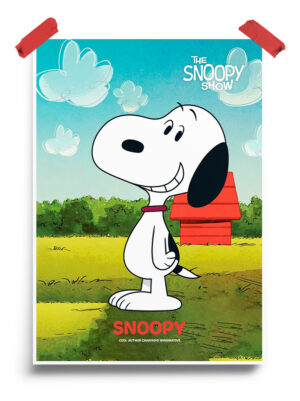 Smiling Snoopy Peanuts Poster